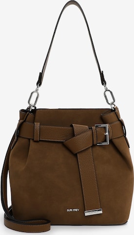 Suri Frey Shoulder Bag 'Libby' in Brown: front