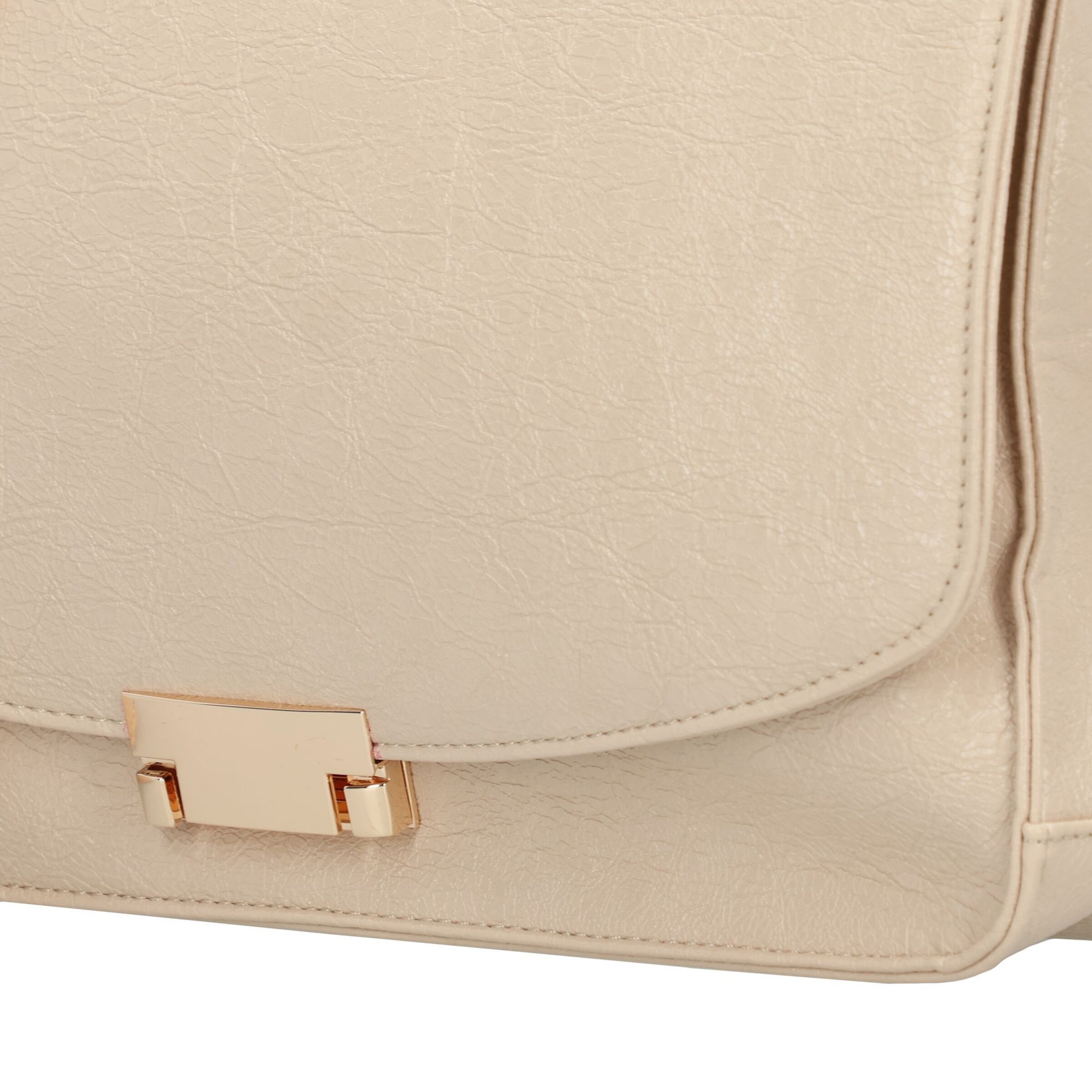 Seidenfelt Schoudertas 'Vejen' in Beige