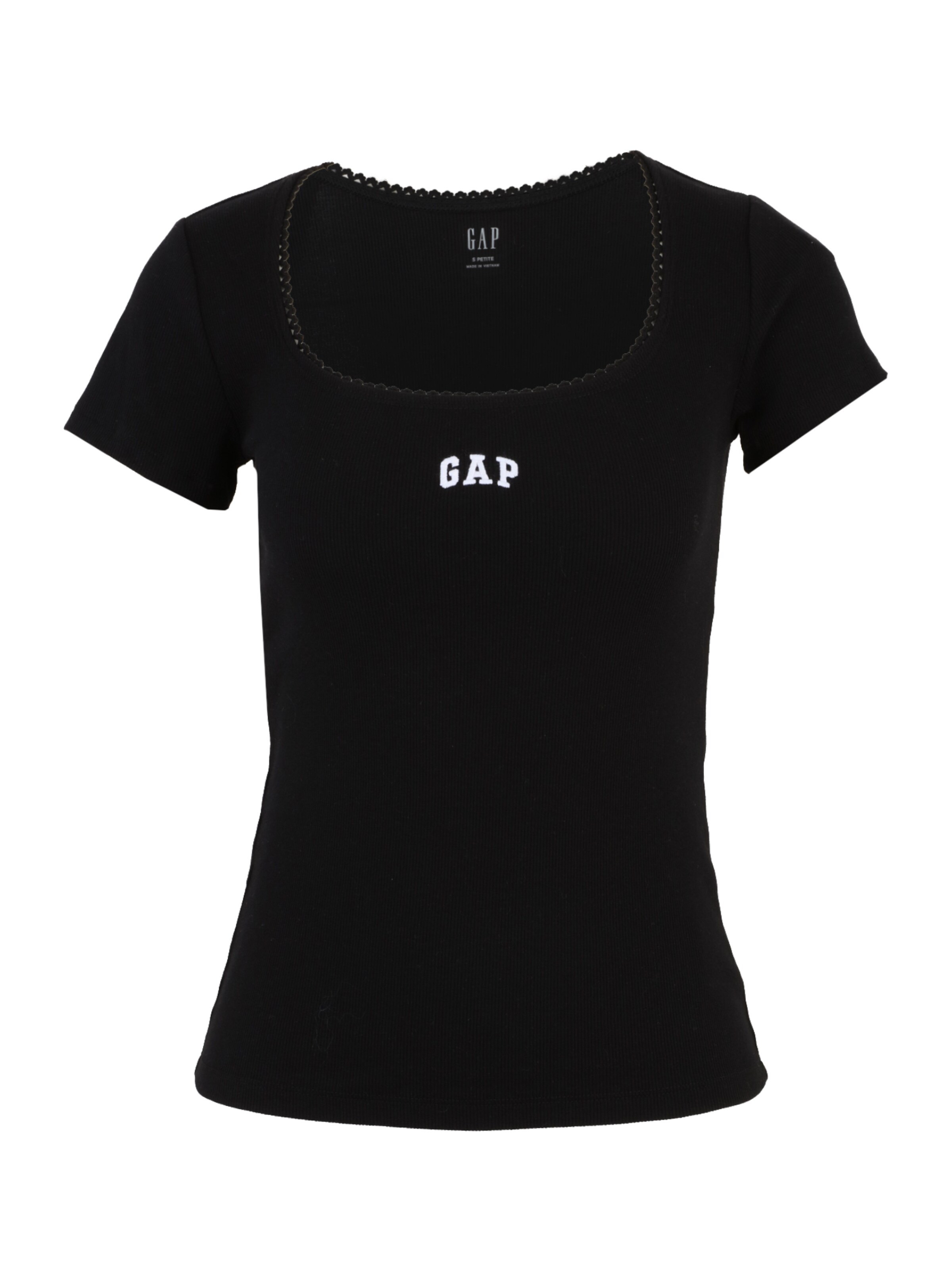 Gap Tall T-Shirt in Schwarz: Vorderseite