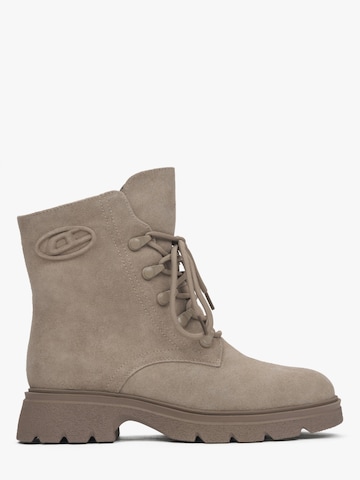 Estro Veterlaarsjes '24-15' in Beige: voorkant
