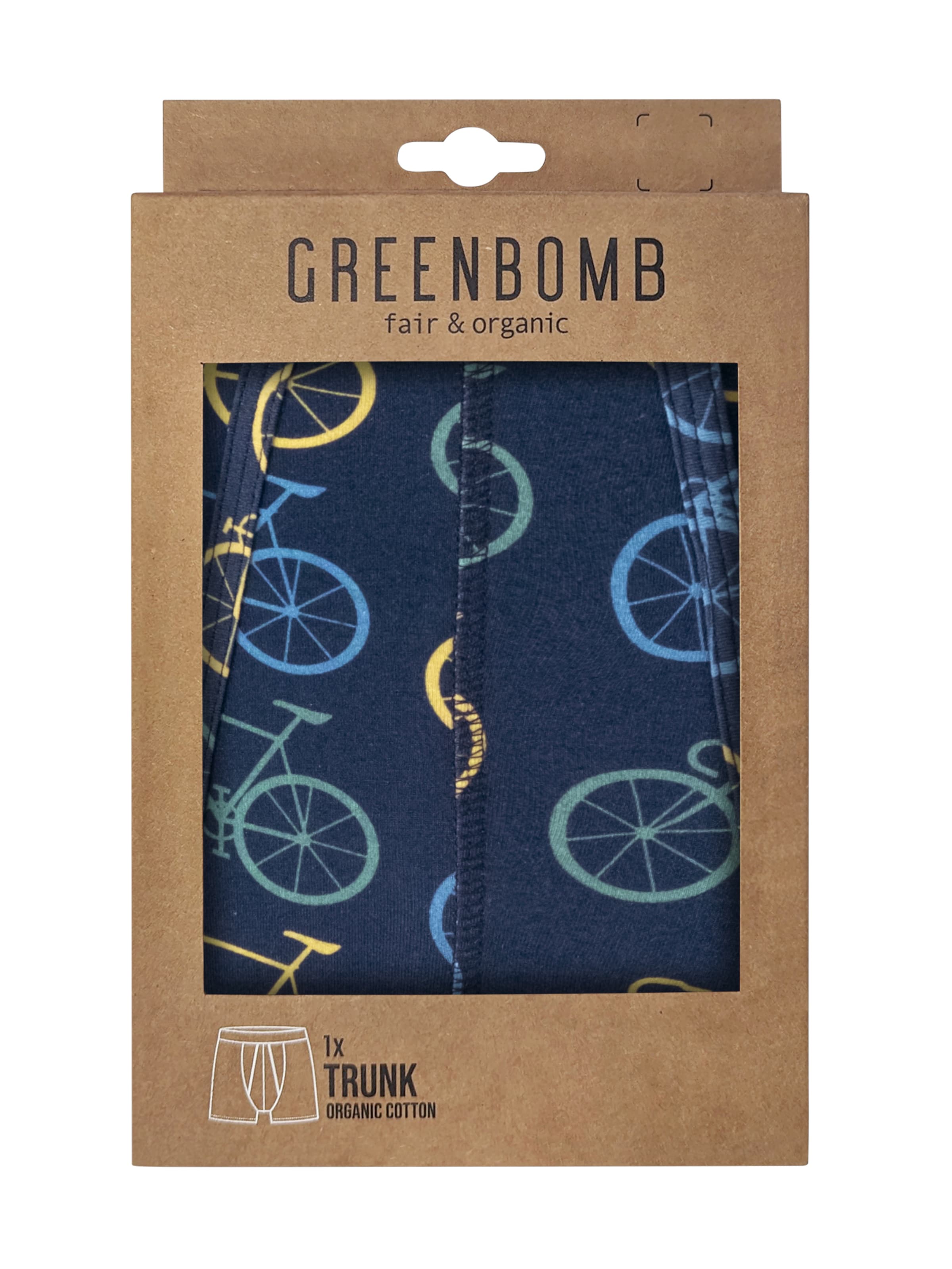 Boxers 'Bike Big 4' GREENBOMB en bleu