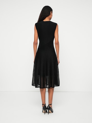 Karl Lagerfeld Úpletové šaty – černá