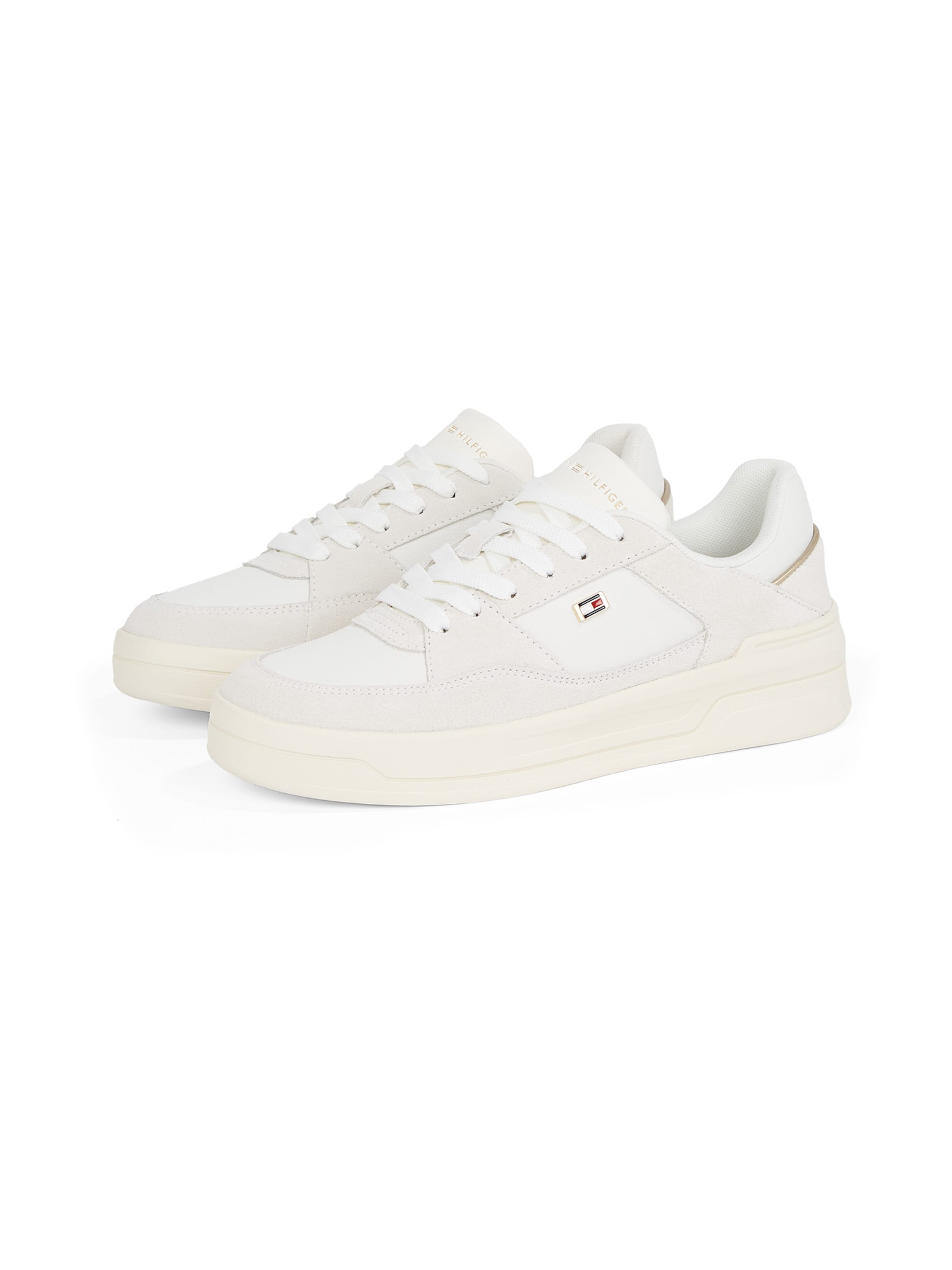 TOMMY HILFIGER Sneaker low 'ESSENTIAL BASKET' i beige