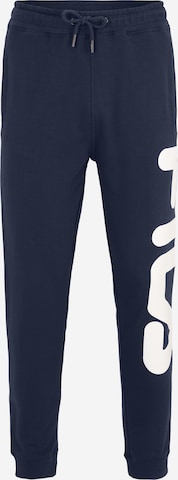 FILA Tapered Sportbroek 'BRONTE' in Blauw: voorkant