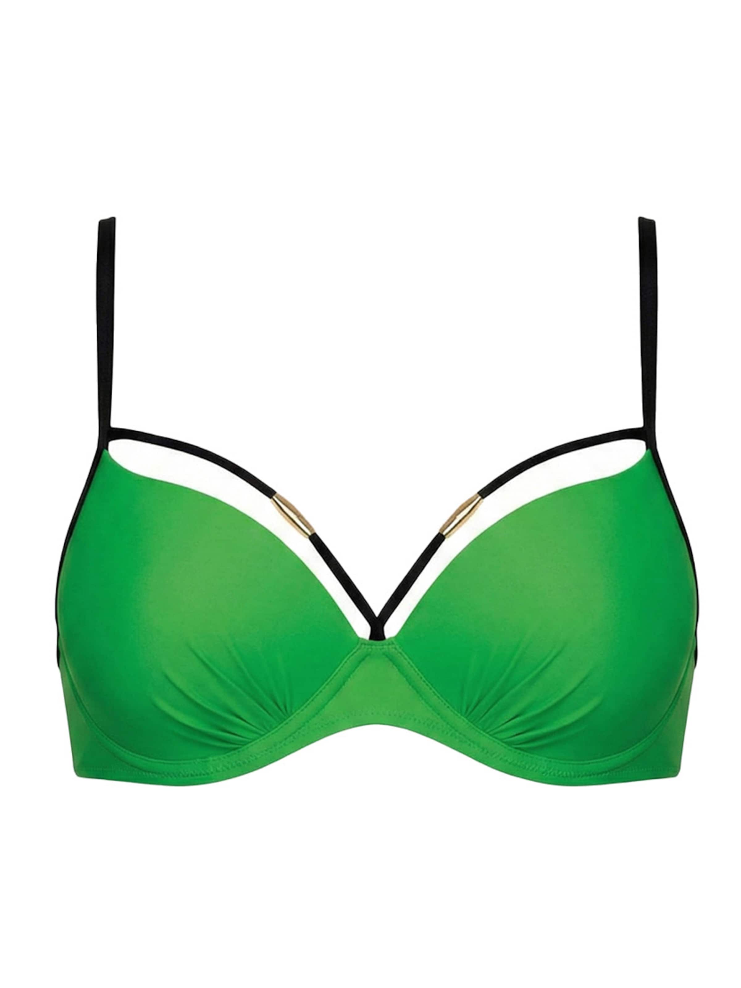 Marko Push-up Bikinitop 'Morgan M-805 (1)' in Groen: voorkant