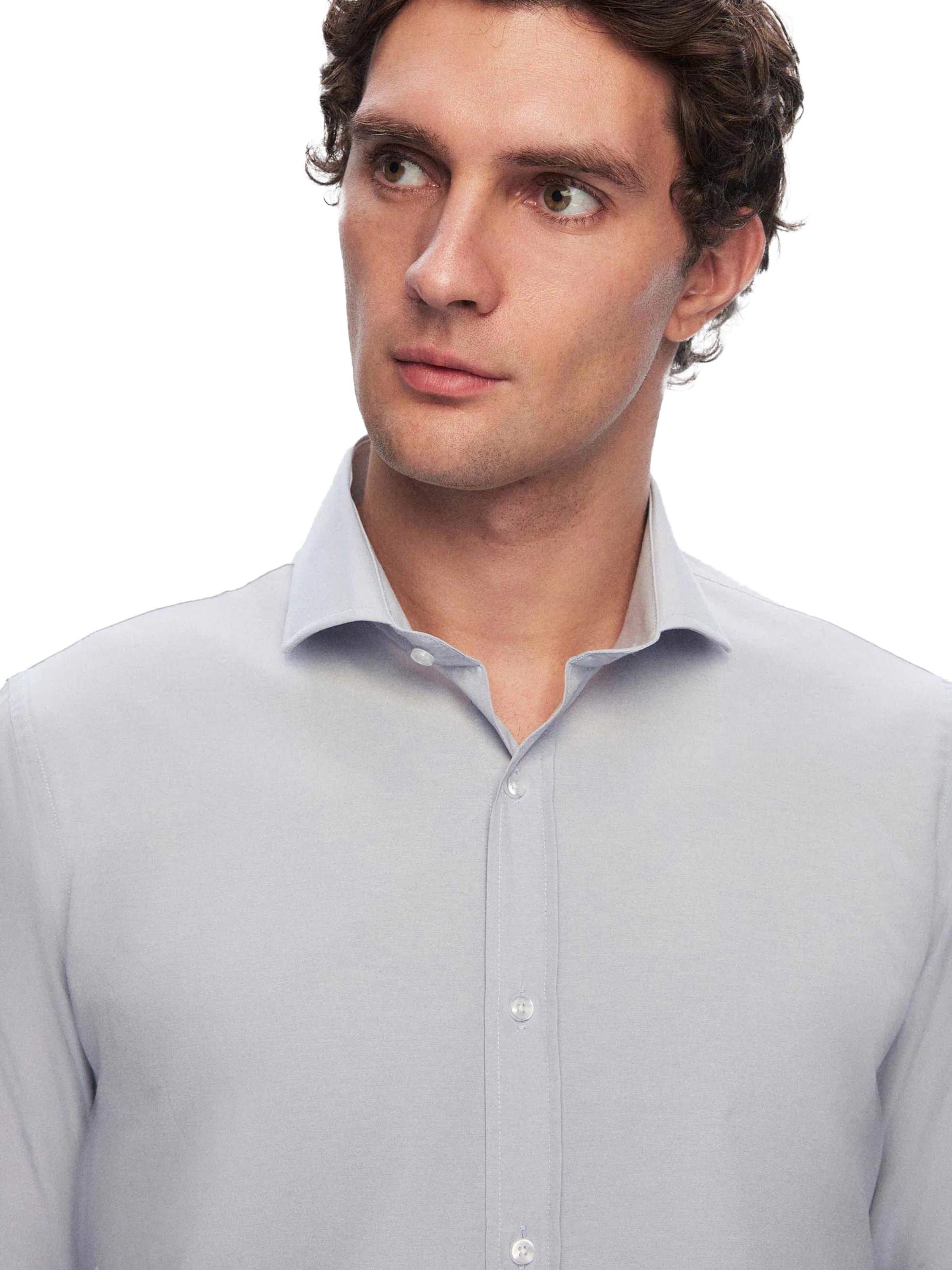 D’S Damat Regular fit Overhemd in Grijs