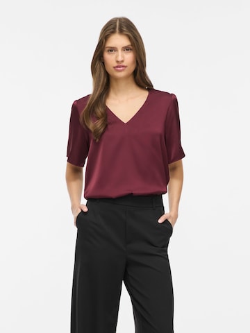 VILA Shirt 'VIENNA RAVENNA' in Bruin: voorkant