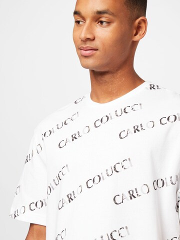 T-Shirt 'D'Aurelio' Carlo Colucci en blanc