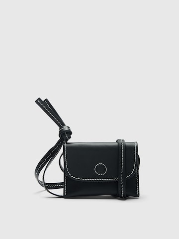 Marsupio di SELECTED in nero: frontale