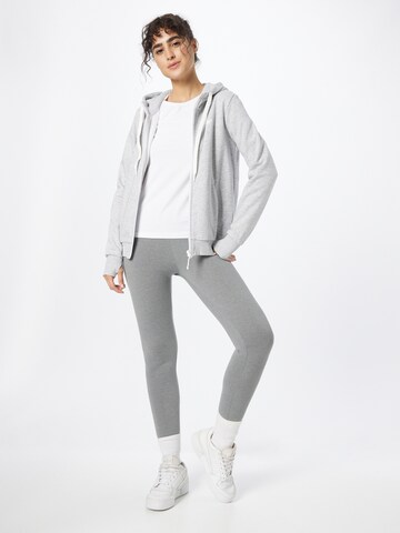 4F Athletic Zip-Up Hoodie in Grey