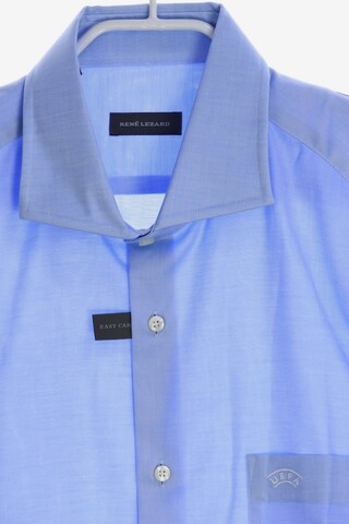 RENÉ LEZARD Button Up Shirt in L in Blue