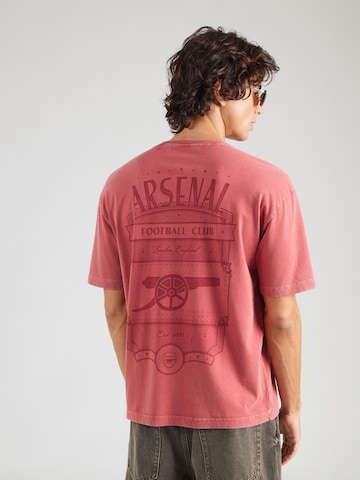 HOLLISTER Póló 'ARSENAL' - piros: elől