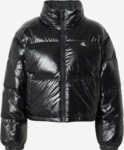 Calvin Klein Jeans Zimska jakna u crna / bijela, Pregled proizvoda
