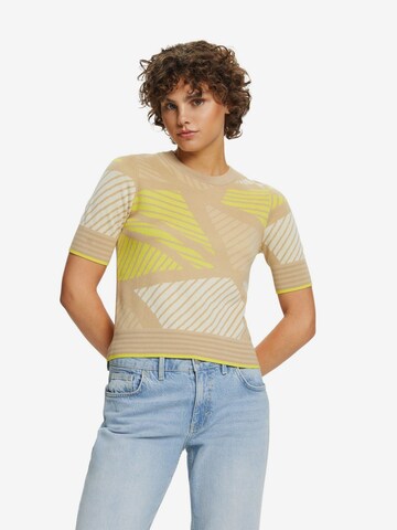 ESPRIT Sweatshirt in Beige: voorkant