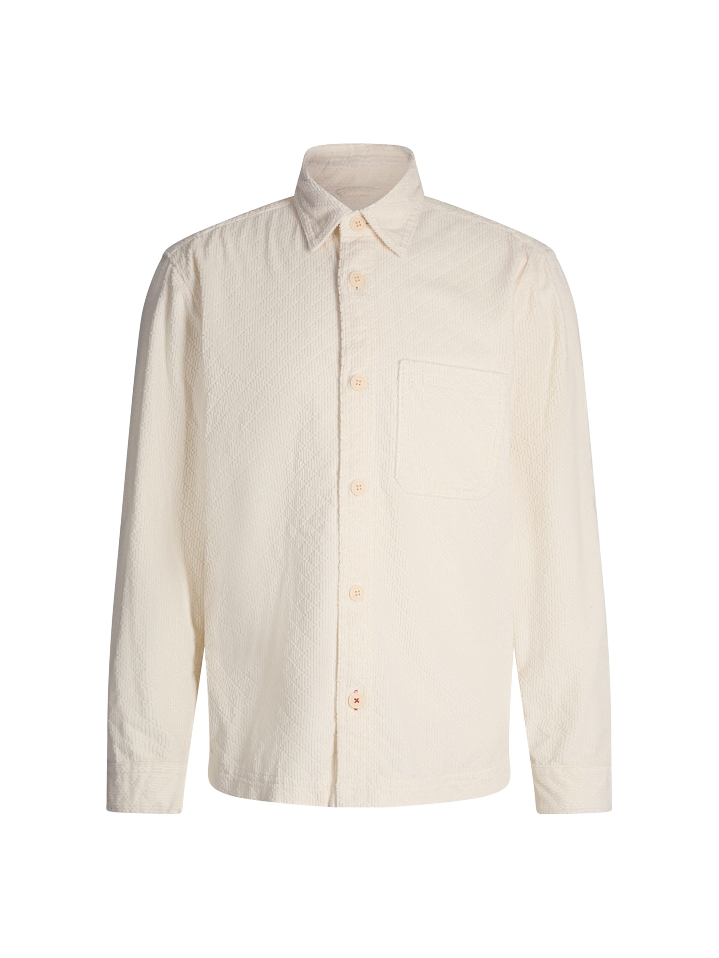 JOOP! Jeans Regular fit Button Up Shirt 'Harvi' in Beige: front