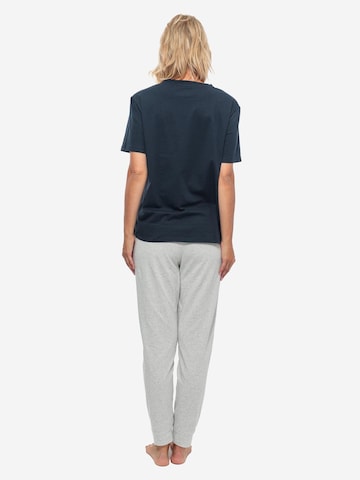 SCHIESSER Pyjama 'Organic Cotton' in Grijs
