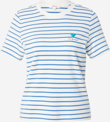 T-shirt s.Oliver en bleu : devant