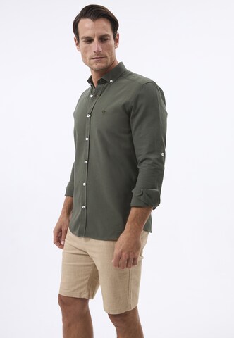 Felix Hardy Regular fit Button Up Shirt in Green