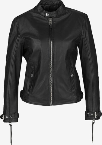 Young Poets Society Between-Season Jacket ' Lana' in Black: front