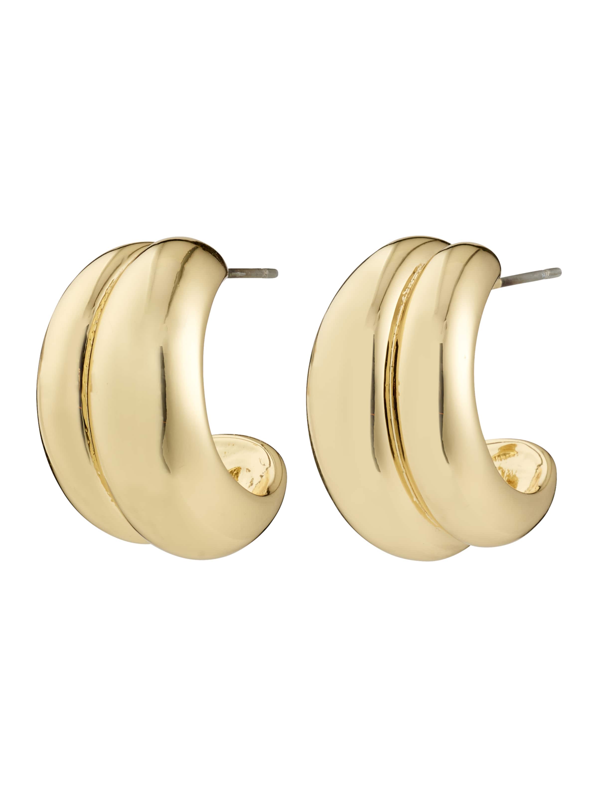 Pilgrim Øreringe 'Miko' i guld: forside