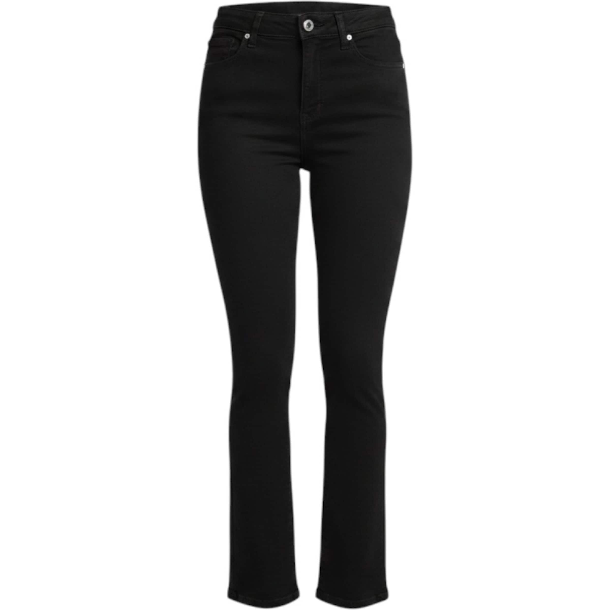 HOME STORE Bootcut Hose in Schwarz: Vorderseite