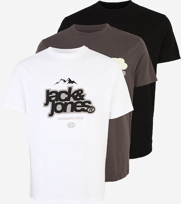 Jack & Jones Plus Paita 'JCOFLARE' värissä harmaa: etupuoli