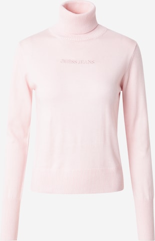 GUESS JEANS Свитер в Ярко-розовый: спереди