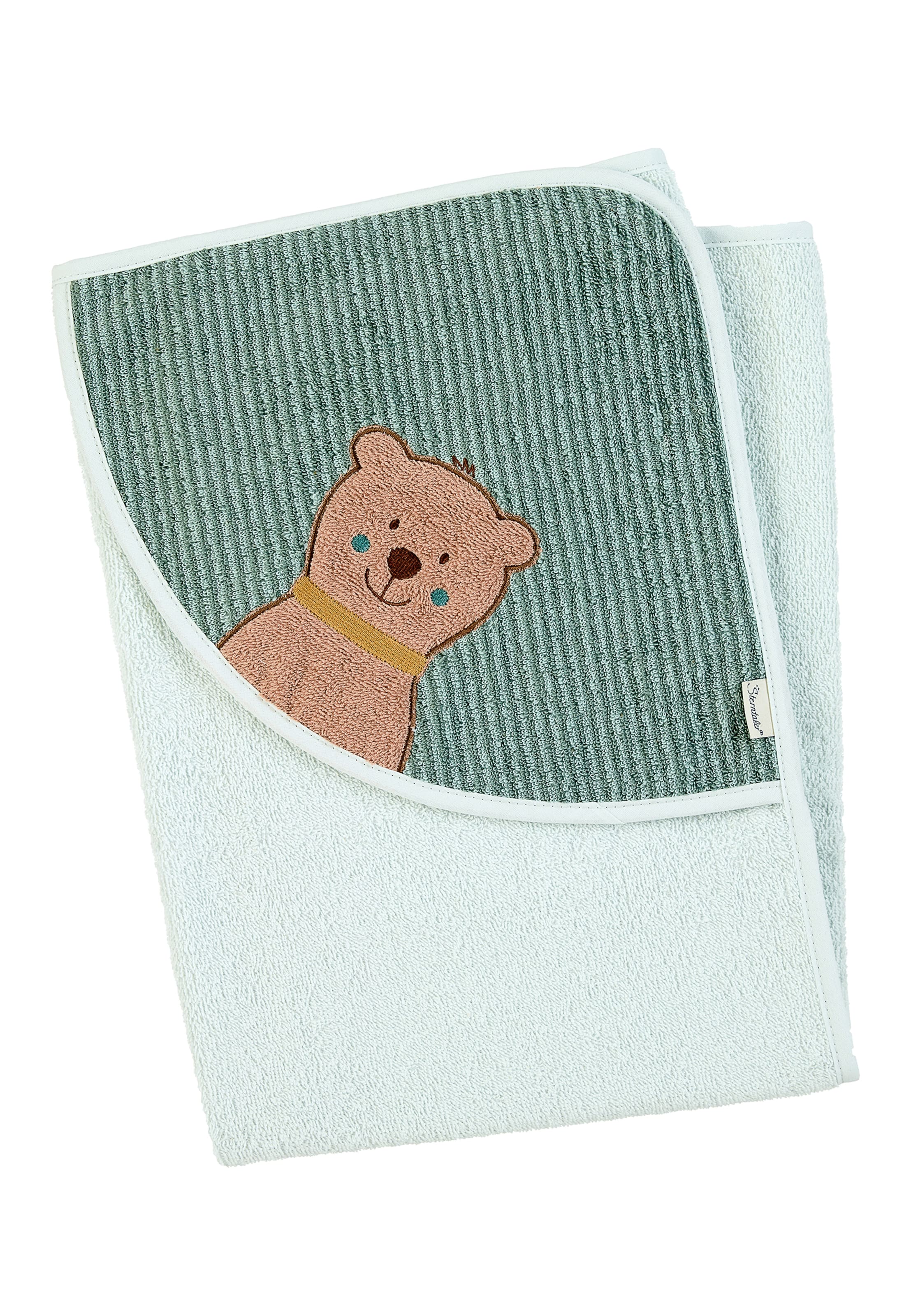 STERNTALER Bademantel in Grün: Vorderseite