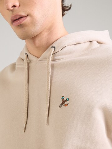 Iriedaily Sweatshirt 'Zwille' in Beige