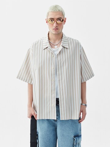 VAMOS CLO Overhemd 'Snapdragon' in Beige: voorkant