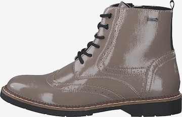 s.Oliver Lace-Up Ankle Boots in Grey