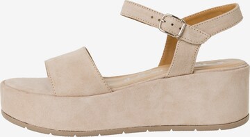 TAMARIS Sandale in Beige