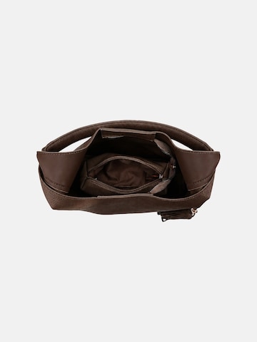 Borsa a mano 'Borsa a mano donna Kassandra Éclaire poliestere chiusura zip' di Kassandra in marrone
