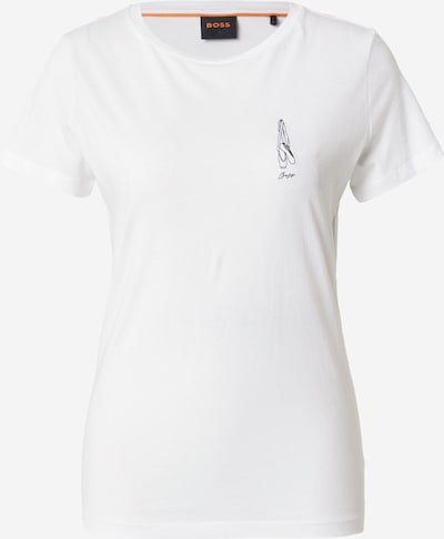 Marškinėliai 'C_Elove_1' iš BOSS, spalva – juoda / balta, Prekių apžvalga