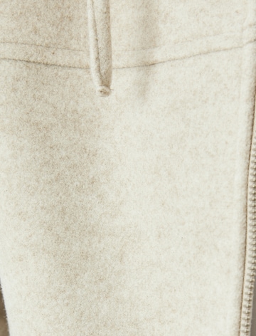 Koton Zip-Up Hoodie in Beige