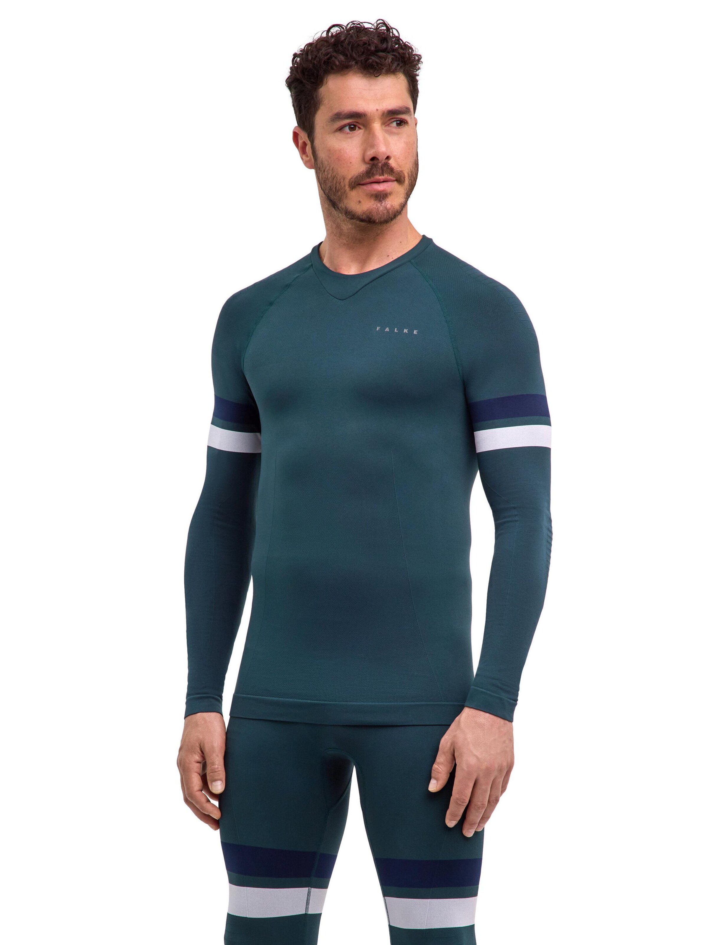 FALKE Base Layer in Green: front
