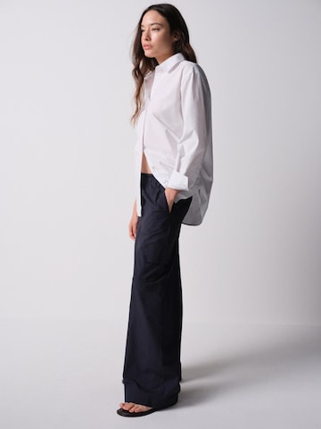 The Set - Pierna ancha Pantalón en azul
