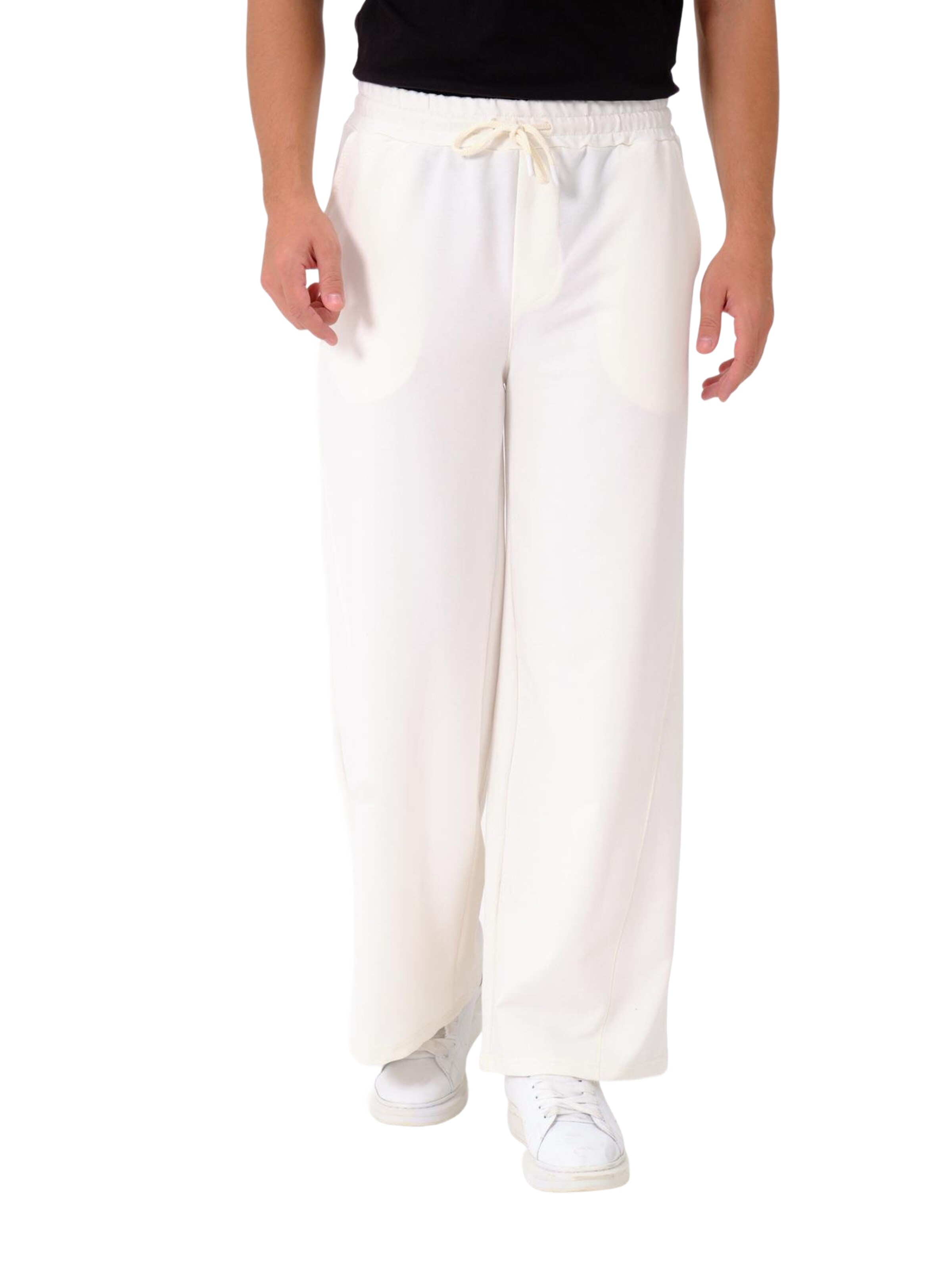 Wide Leg Pantalon C&City en beige : devant