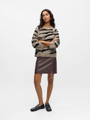 OBJECT Sweater 'OBJDiana' in Brown