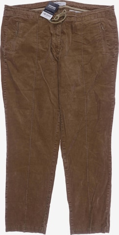 BRAX Pants in 4XL in Brown: front