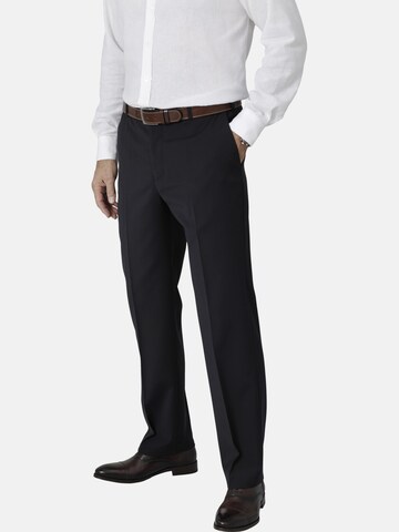 BABISTA Regular Pleat-front trousers ' Rivari ' in Blue: front