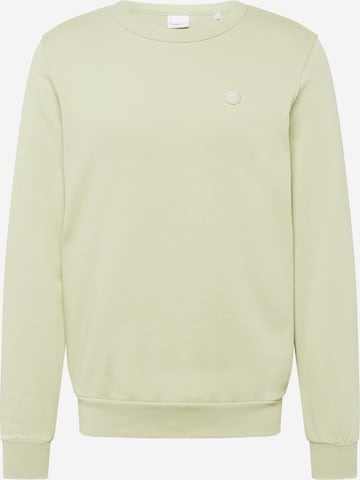 Sweat-shirt KnowledgeCotton Apparel en vert : devant