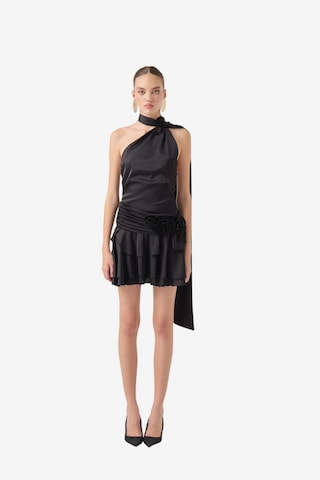 Robe de cocktail HOLLY LOLLY en noir