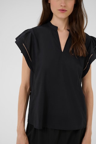 KAREN BY SIMONSEN Bluse 'Ommi' in Schwarz: Vorderseite