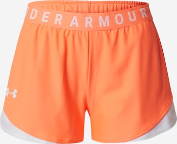 UNDER ARMOUR Sportovní kalhoty 'Play Up' – oranžová: přední strana