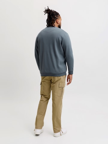 Jack & Jones Plus Mikina 'JJEBRADLEY' – šedá