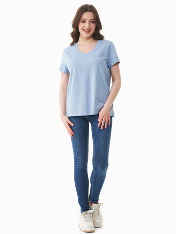 Organication T-Shirt in Blau