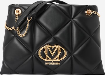 melns Love Moschino Pleca soma: no priekšpuses