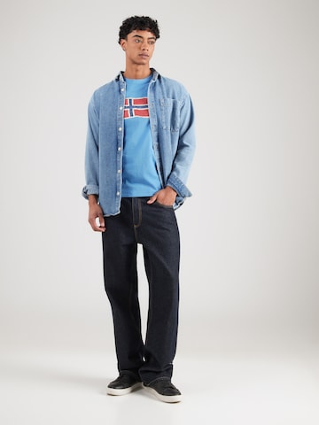 NAPAPIJRI T-Shirt 'MAHSA' in Blau