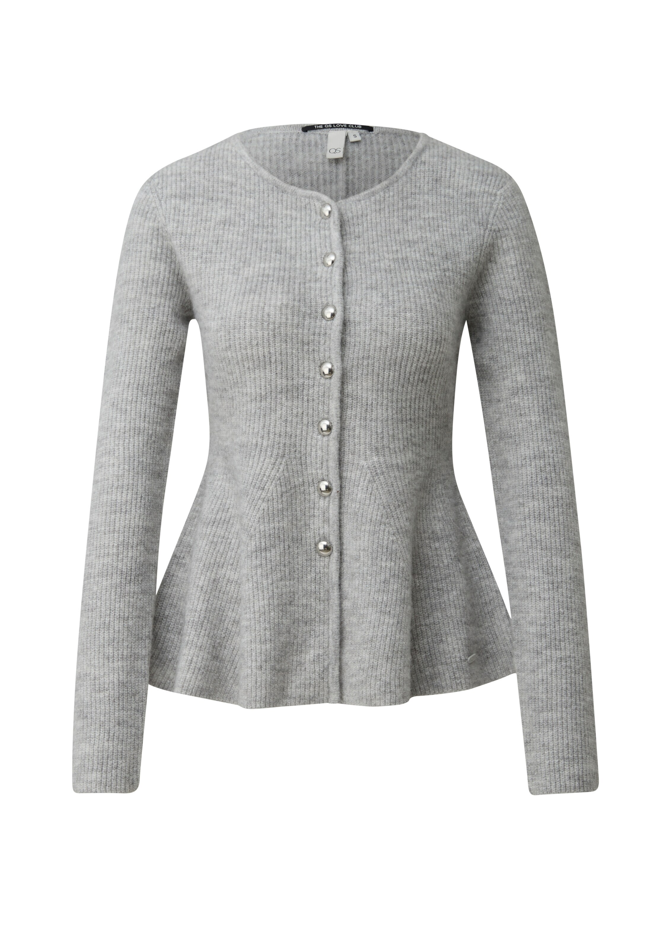 Cardigan QS en gris : devant